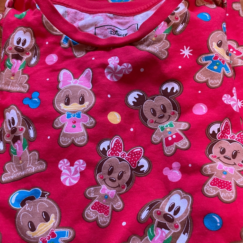 Loungefly Disney Gingerbread Mickey and Friends Unisex Tee - Picture 2 of 3